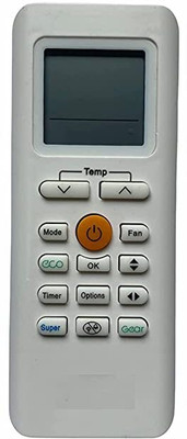 LUNAGARIYA AC Remote No.205, Compatible with CARIIER AC Remote Control CARRIER Remote Controller(White)