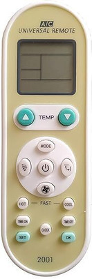 Kritex .ac Remote Compatible for Baba UNIIVERSAL 2001 AC Remote Remote Controller(White)