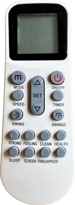 MechFox AC Remote Air Conditioner Remote Compatible with Split/Window AC Remote Control |AC-125B| GODREJ EON Remote Controller(White)