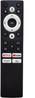 BhalTech Led Smart TV Remote Control (Voice Supported) Compatible For  ACER Tv Remote Controller(Black)