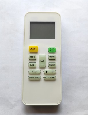 Harsh Enterprises Suitable for both Media/Hitachi AC Remote Control Hitachi/Media Split/Window AC Remote control with Battery Free Hitachi & Media Remote Controller(White)