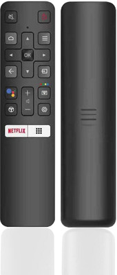 V4 Gadgets Compatible for TCL TV Remote C802V 49S6510FS(Without Voice Function/Google Assistant and Non-Bluetooth Remote) Remote Controller(Black)