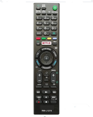 Sugnesh ®11N TV REMOTE Compatible for Sony Smart TV LCD/LED Remote Control (Macthing with Old Remote,same Remote will Only work) Remote Controller(Black)