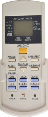 RESORB RE 29F SANYO Compatible for Sanyo Air conditioner Remote Controller(White)