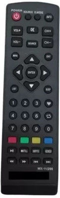 HDF LCD LED TV (MX-11/255) Micromax LCD LED TV Remote Controller(Black)