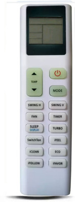 Ethex ® Re-254 Ac Remote compatible for Kelvinetor Ac (Match all functions with your Remote before placing order) ( check all images) Remote Controller(White)