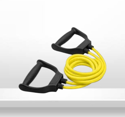 Aoriyon JHD-AD Toning Tube Exercise Workout (BLACK YELLOW) Resistance Tube(Yellow)