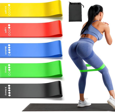 Pheonix Resistance Bands for Exercise Mini Loop Band for Gym Booty Toning Exercise Resistance Tube(Multicolor)