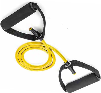 KITRON Heavy-Duty Yellow Resistance Tube – Strength Training & Full-Body Workout Band Resistance Tube(Yellow)