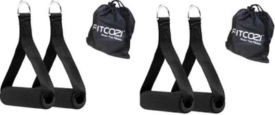 Fitcozi Resistance band handle Resistance Tube(Black)