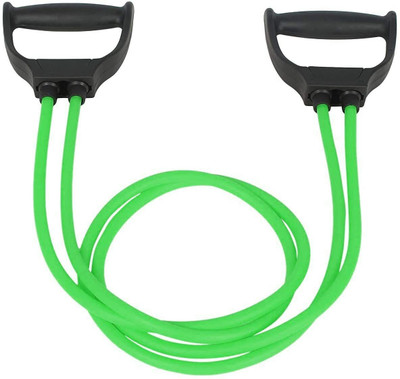 Manogyam Double Toning Band Heavy Quality Exercise Band for Full Body Workout For Unisex Resistance Tube(Green)