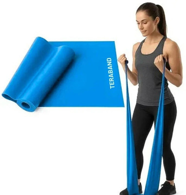 SQUICKLE Yoga Band Resistance Exercise Band Latex-Free Anti-Allergic (Blue) Resistance Tube(Blue)