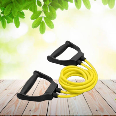 Aoriyon Y8HS-SA elasticity toning rope gym home (BLACK YELLOW) Resistance Tube(Yellow)