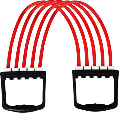 DADNSON 5Tubes Chest Puller, Resistance Band, Chest Expander01 Resistance Tube(Multicolor)