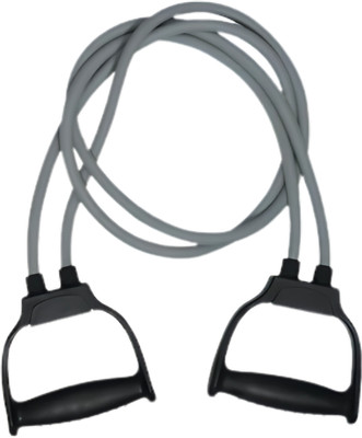 KITRON FitFlex Dual Tube Resistance Band for Home Workout & Strength Training Resistance Tube(Grey)