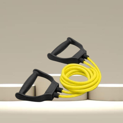 Aoriyon GG-S8Y Toning tue raining and Muscle Building (BLACK YELLOW) Resistance Tube(Yellow)