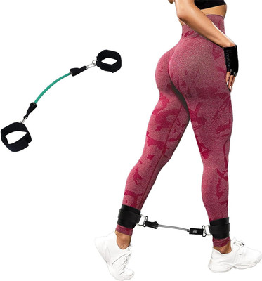 Fitcozi Leg Strength Resistance Band For Heavy Workout, Exercise And Stretching Resistance Tube(Multicolor)