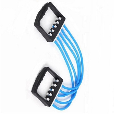 FITRONYX Chest Expener Latex Cord For Men Inbuilt Hand Gripper Resistance Tube(Multicolor)