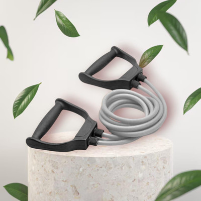 SRD SK-9UE National Sports Double Toning Tube Resistance (Grey) Resistance Tube(Mulicolour)