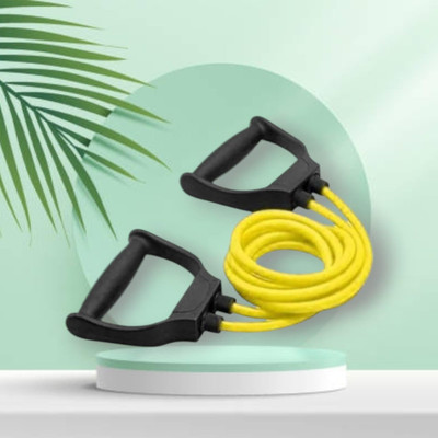 Aoriyon J0-EN9B Double Toning Resistance Heavy Quality(BLACK YELLOW) Resistance Tube(Yellow)