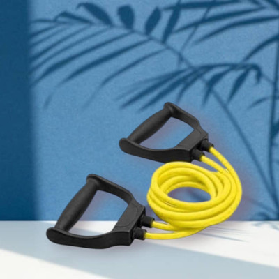 SRD I30-FJ Double Toning Resistance Heavy Quality(BLACK YELLOW) Resistance Tube(Yellow)