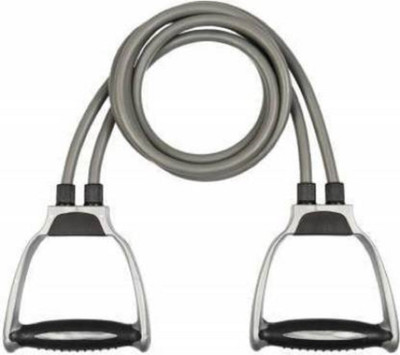 Foxdale Double Toning Tube Resistance Exercise Bands with Foam D-Handles Resistance Tube(Multicolor)