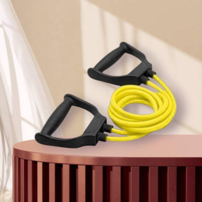 Aoriyon G0-YYD Toning tube home gym exerciser (BLACK YELLOW) Resistance Tube(Yellow)