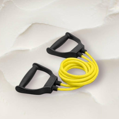 SRD JD0-H training tube home workout muscle(BLACK YELLOW) Resistance Tube(Yellow)