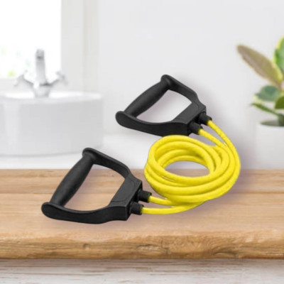 SRD NH07Y elasticity toning rope gym home (BLACK YELLOW) Resistance Tube(Yellow)