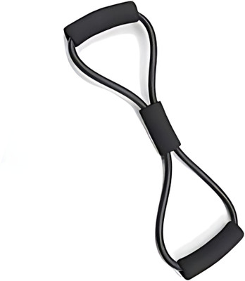 KITRON Red Latex 8-Shaped Band for Effective Home Workouts Resistance Tube(Black)