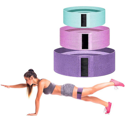 Armidale VIO 3DC-Non Slip Hip Booty Bands for Squats, Legs, Thigh, Glutes and Butt Resistance Tube(Multicolor)