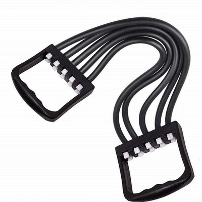 Fitfun Chest Expender Home&Gym Strong Resistance Cable Band Puller Exercise Fitness Resistance Tube(Multicolours)