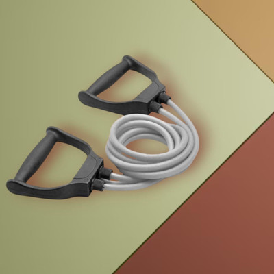Aoriyon JW-FJS National Sports Double Toning Tube Resistance (Grey) Resistance Tube(Mulicolour)