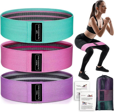 Fitfun Resistance Bands for Women 3 Level Exercise Workout Equipment Resistance Tube(Multicolor)