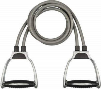 DHEER Resistance Band, double Toning Tube with D Handle for Exercise Workout Resistance Tube(Grey, Black)