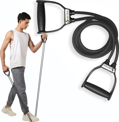 AJRO DEAL Double Toning Exerciser Fitness Pulling Rope Resistance Tube(Black)
