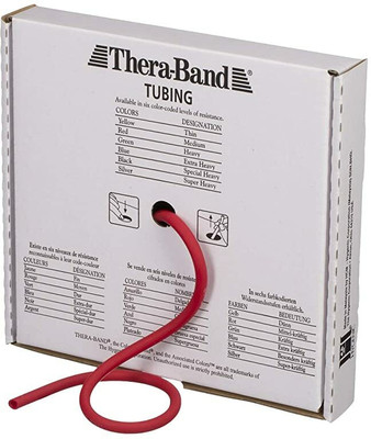Theraband Latex Resistance Tubes, 25 Foot Resistance Tube(Red)