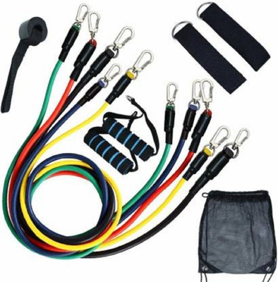 Oddish Exercise Variable Resistance Band 5-level Latex Tubes - Set Resistance Tube Resistance Tube(Multicolor)
