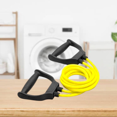 Aoriyon HI-HM Toning tue raining and Muscle Building (BLACK YELLOW) Resistance Tube(Yellow)