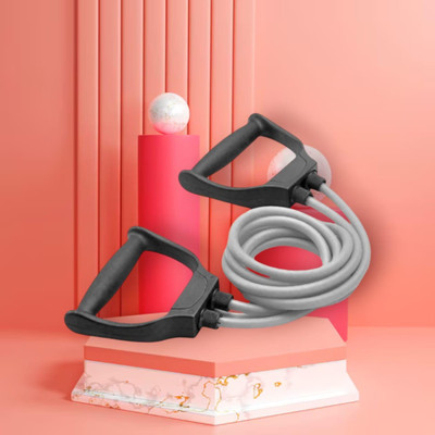 Aoriyon K0-YG National Sports Double Toning Tube Resistance (Grey) Resistance Tube(Mulicolour)