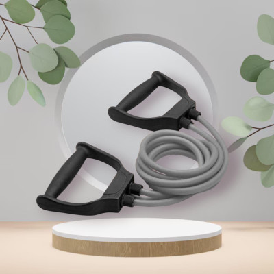 SRD DH80-DH Toning Tube Exercise & Stretching Resistance(Grey) Resistance Tube(Mulicolour)