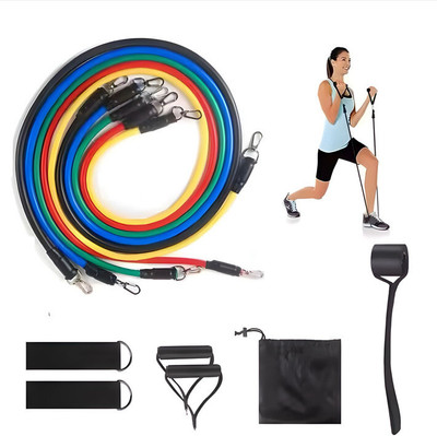 PIXORA Resistance band set perfect for home or gym workouts. Resistance Tube(Multicolor)