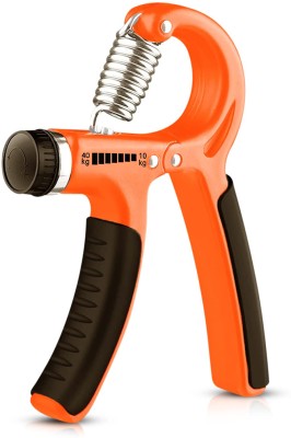 AJRO DEAL Adjustable Spring Hand & Finger Exerciser Hand Strengthener for Men & Women. Hand Grip/Fitness Grip(Orange)