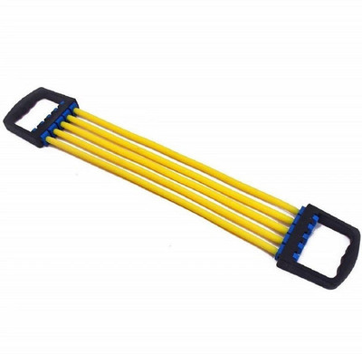 Fitfun Super Hard Chest Expander Rope Workout Pulling Exerciser Fitness Resistance Tube(Multicolor)