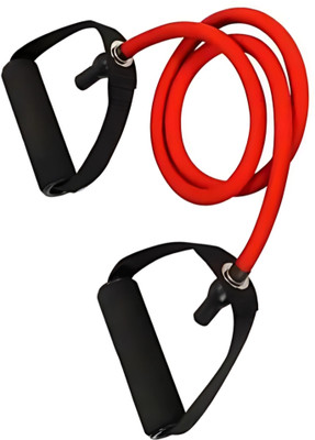AMETHYST SKY Adjustable Resistance Tube for Gym, Pilates & Home Exercises (Red) Resistance Tube(Red)