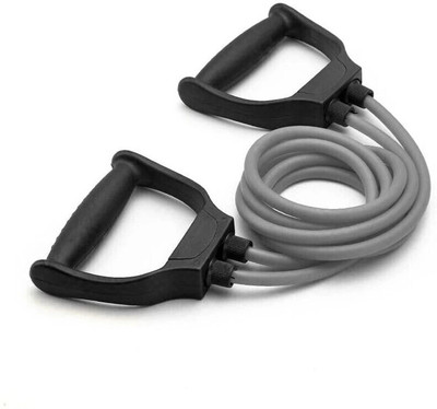 DSFIT Exercise Stretching Resistance Band Set For Men & Women Workout Resistance Tube Resistance Tube(Grey)