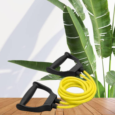 Aoriyon UGU-S8D Toning Tube Exercise Workout (BLACK YELLOW) Resistance Tube(Yellow)