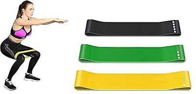 Zenfit Pro Loop Resistance Bands with for Gym Workouts - Multicolor, 12inch (Set of 3) Resistance Tube(Multicolor)