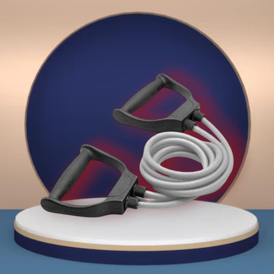Aoriyon JS-18D National Sports Double Toning Tube Resistance (Grey) Resistance Tube(Mulicolour)