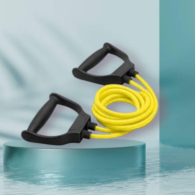 Aoriyon KJI-8YH Toning Resistance Elastic Rubber (BLACK YELLOW) Resistance Tube(Yellow)